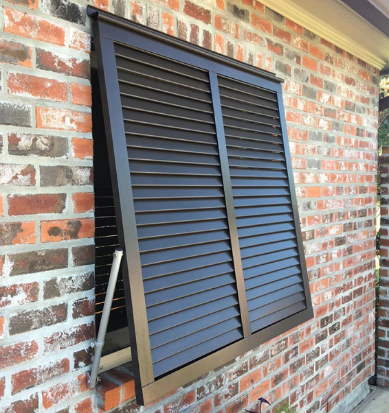 bahama shutter on residential house lafayette la