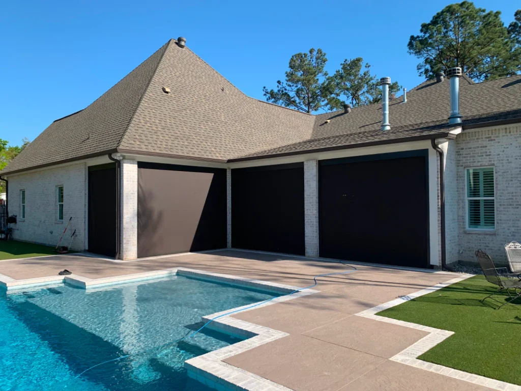 Lafayette Motorized Patio Screens