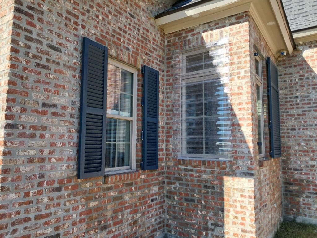 Storm panel and colonial shutter